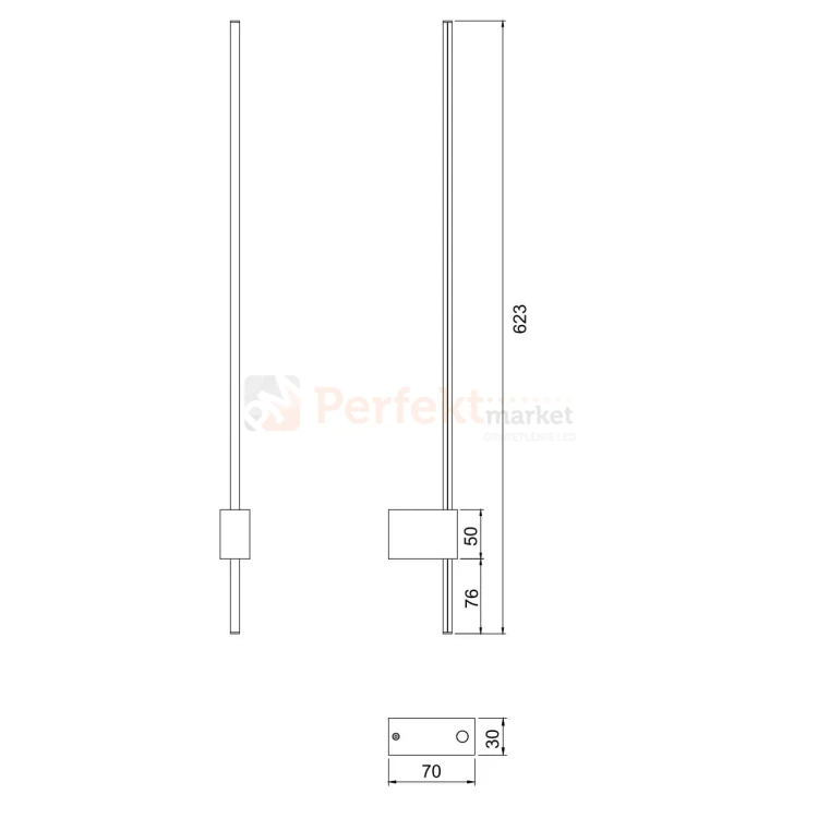C070WL-L6GB3K kinkiet ścienny pars wymiary.jpg