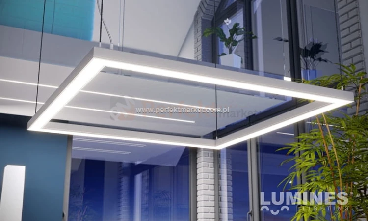 rofil aluminiowydo taśm LED lamp Iledo srebrny 1 mb LUMINES-ILEDO1-S perfektmarket sklep
