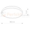 Agnes plafon nowodworski 38,5cm czarny Perfekt Market.jpg