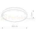 Agnes plafon nowodworski 38,5cm czarny Perfekt Market.jpg