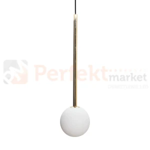 Lampa wisząca biała kula złoty profil Ali 5639 1xG9 Zuma Line