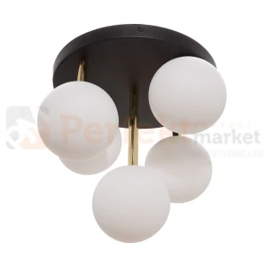 Lampa sufitowa białe kule złoty Ali 5645 5xG9 Zuma Line