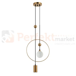 Lampa wisząca Trosti czarna Italux PND-428892-BRO