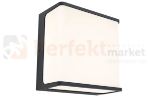 Lutec kinkiet zewnętrzny LED DOBLO 19,1W 1500lm 4000K szary IP54 5105003125