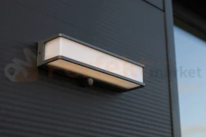 Lutec lampa solarna LED z czujnikiem ruchu DOBLO 16,5W 1800lm 4000K  antracyt IP54 Lutec Connect 6943801125