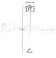 Latarnia ogrodowa 186cm FIA 3xE27 klasyczna Lutec 7290903012 wymiary.jpg