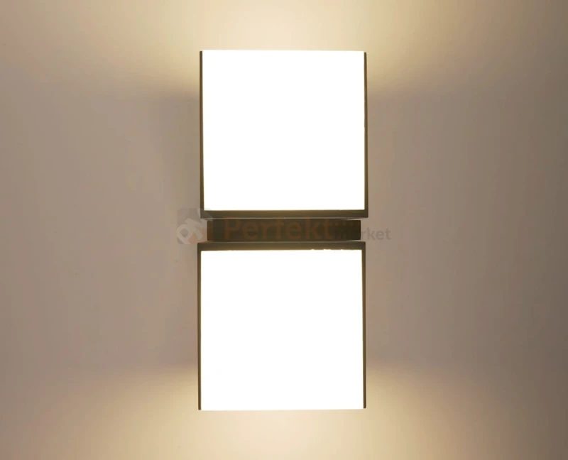 Lutec lampa elewacyjna zewnętrzna regulowana LED CUBA 24,4W 1000lm 4000K antracyt IP54 5193808118