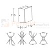 Oprawa elewacyjna LED 4 tryby świecenia GEMINI 5104005118 Lutec wymiary.jpg