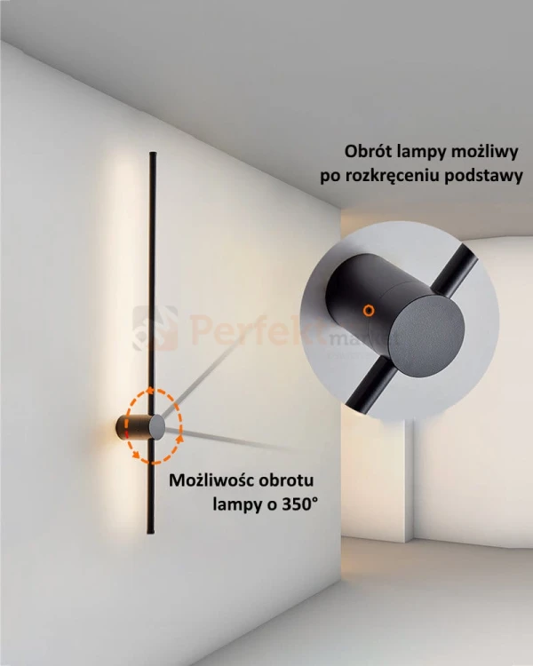 Lampa ścienna kinkiet LED Longline czarny rura linia LED 100 cm perfektmarket 2.jpg