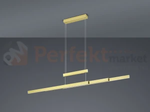 Lampa wisząca LED złota regulowana Trio TRAJAN 375310508 CCT