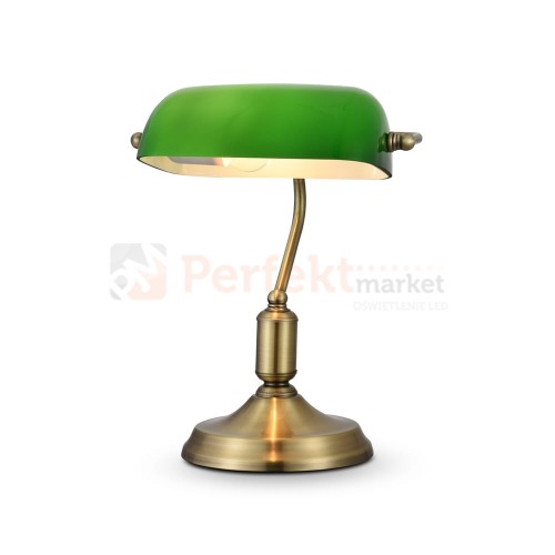Lampa biurkowa bankierska zielona KIWI Maytoni Z153-TL-01-BS super jakość perfektmmarket