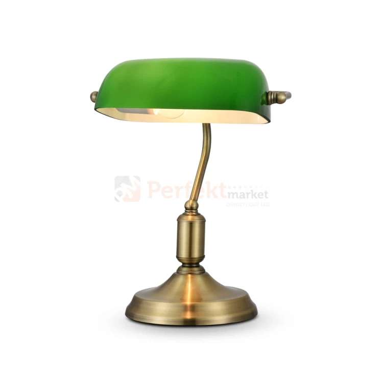 Lampa biurkowa bankierska zielona KIWI Maytoni Z153-TL-01-BS super jakość perfektmmarket