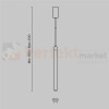lampa wisząca RAY tuba świecąca LED P022PL-L10B czarna perfektmarket 5.jpg