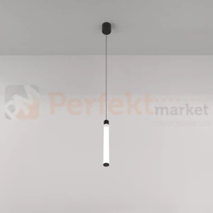 Lampa wisząca Ray czarna tuba LED 10W 3000K 50cm Maytoni P022PL-L10B
