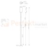 lampa wisząca RAY tuba świecąca LED P022PL-L10B czarna perfektmarket size.jpg