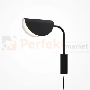 Minimalistyczny kinkiet Mollis Maytoni czarny MOD126WL-01B