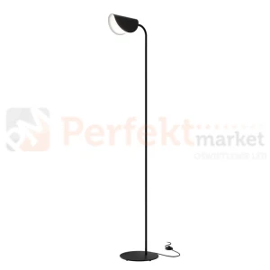 Minimalistyczna lampa podłogowa Mollis Maytoni czarna MOD126FL-01B