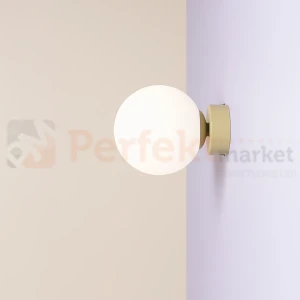 Lampa ścienna nowoczesna kula BALL WALL PISTACHIO S 1076C12_S pistacjowy Aldex 