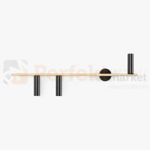 Lampa ścienna dasignerski kinkiet TREVO WALL 3 BRASS left 1083Y40 Aldex