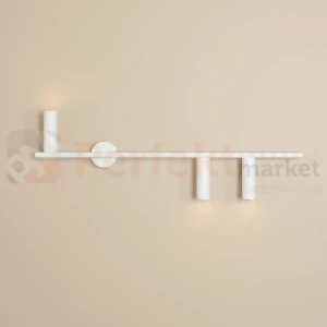 Lampa ścienna dasignerski kinkiet TREVO WALL 3 WHITE prawy 1104Y_2 Aldex
