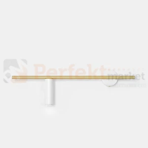 Lampa ścienna dasignerski kinkiet TREVO WALL WHITE BRASS lewy 1097C40 Aldex