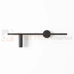 Lampa ścienna dasignerski kinkiet TREVO WALL ALL BLACK lewy 1104C1 Aldex