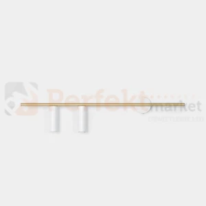 Lampa ścienna dasignerski kinkiet TREVO WALL 2 WHITE BRASS lewy 1097D40 Aldex 