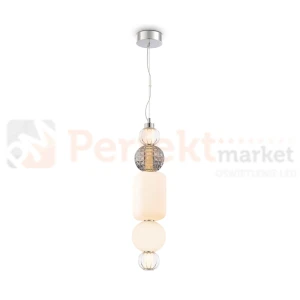 Lampa wisząca COLLAR chrom z dmuchanego szkła 3000K Maytoni P069PL-L35CH3K