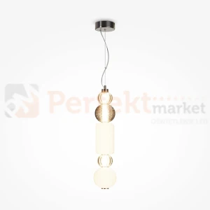 Lampa wisząca COLLAR chrom z dmuchanego szkła 3000K Maytoni P069PL-L35CH3K1