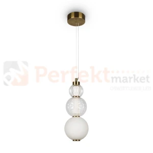 Lampa wisząca COLLAR złota z dmuchanego szkła 3000K Maytoni P069PL-L16G3K