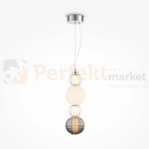 Lampa wisząca COLLAR chrom z dmuchanego szkła 3000K Maytoni P069PL-L17CH3K
