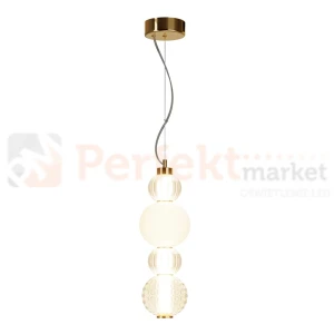 Lampa wisząca COLLAR złota z dmuchanego szkła 3000K Maytoni P069PL-L17G3K