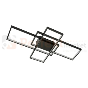 Lampa sufitowa LED plafon Artesia CCT  92W czarny pilot