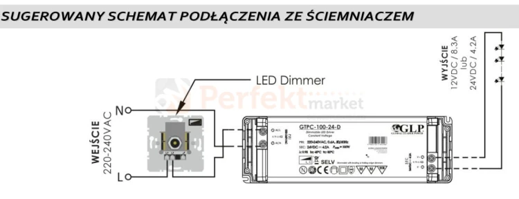 zasilacz ściemnialny triak 100W GTPC-100-D schemat podłączenia perfektmarket.jpg