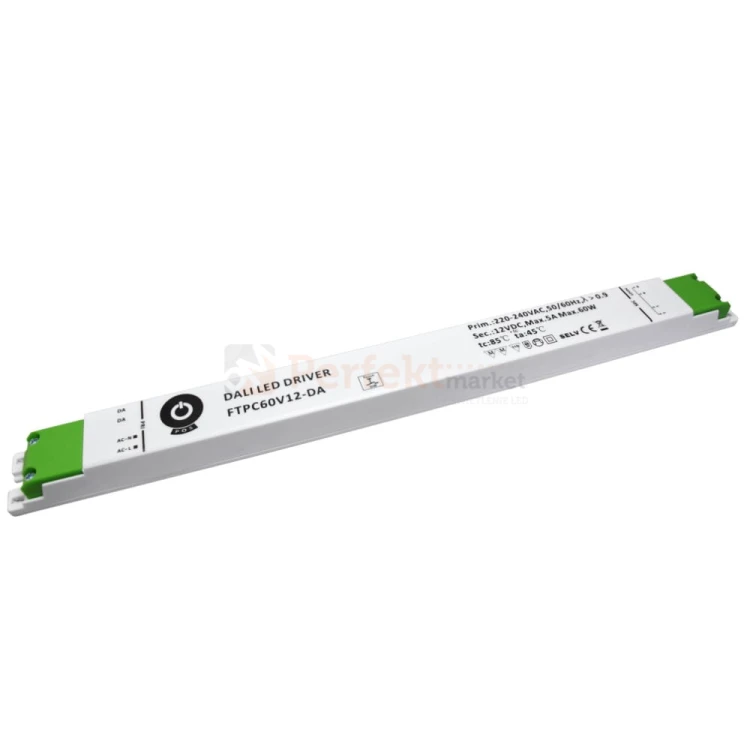 Zasilacz LED 12V 5A CV DALI Push Dimming, linear plastic case FTPC60V12-DA perfektmarket.jpg