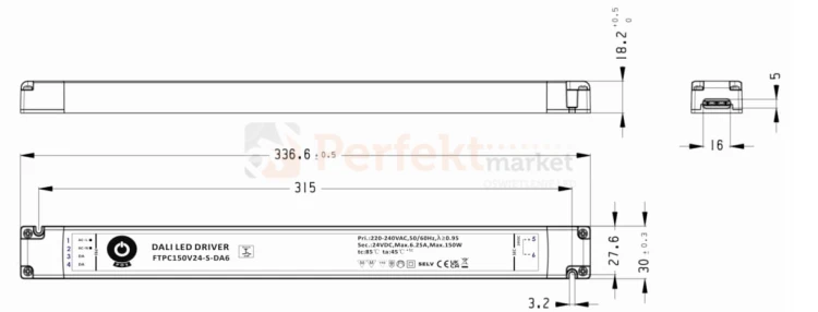 FTPC150V12-S-DA6 zasilacz dali typ 6 slim 12V 132W wymiary perfektmarket.jpg