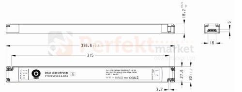 FTPC150V12-S-DA6 zasilacz dali typ 6 slim 12V 132W wymiary perfektmarket.jpg