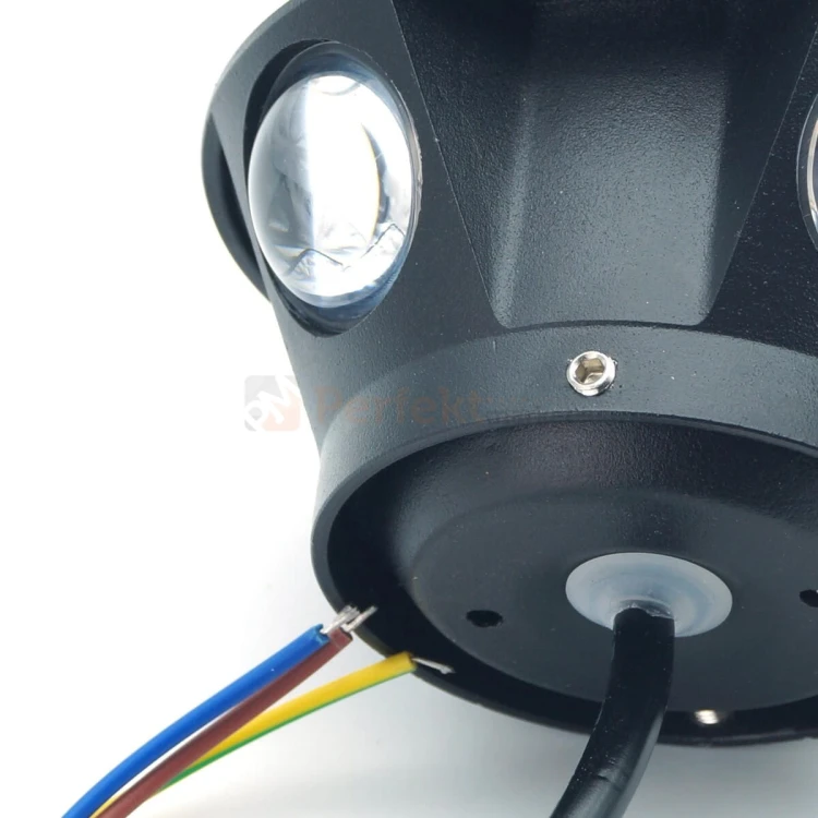 kinkiet zewnetrzny architektoniczny 4 kierunki świecenia LED 4x1 gwiazda perfektmarket3