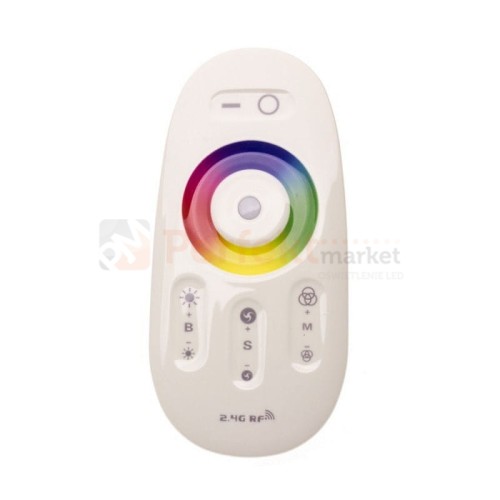 sterownik led RGBW z pilotem radiowy biały pilot dotyk ID-2077 perfektmarket.jpg