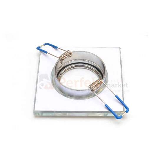 Oprawa halogenowa sufitowa stala pojedyncza1 kolor szklana biała tył gniazdo GU10 LED perfektmarket.jpg