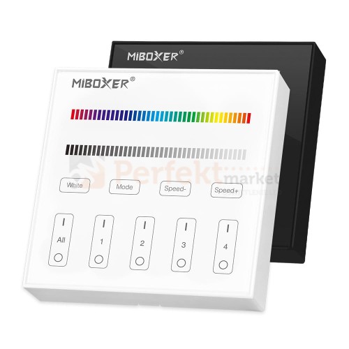 MiBoxer panel pilot B3 4 strefowy naścienny dotykowy bezprzewodowy bialy czarny RGB RGBW  perfektmarket.jpg
