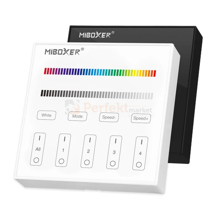 MiBoxer panel pilot B3 4 strefowy naścienny dotykowy bezprzewodowy bialy czarny RGB RGBW  perfektmarket.jpg