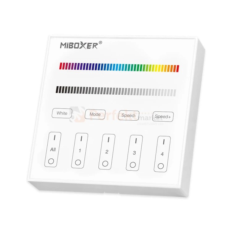 MiBoxer panel pilot B3 4 strefowy naścienny dotykowy bezprzewodowy bialy RGB RGBW  perfektmarket.jpg