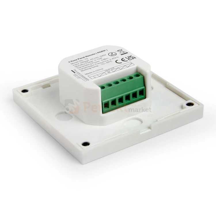 MiBOXER panel sterujący do taśm LED RGB RGBW T3 4 strefowy dotykowy 230V perfektmarket.jpg