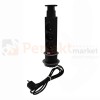 Media Port blatowy 3 gniazda 230V 60mm Slim perfektmarket sklep elektryczny aluminium czarny