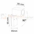Oprawa elewacyjna ruchomy kinkiet Boston GU10 czarny 303325 perfektmarket wymiary.jpg