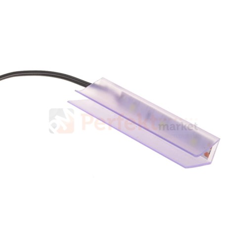 Klips LED do półek szklanych PCV perfektmarket połka oswietlenie meble meblowe