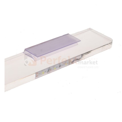 Klips LED do półek szklanych PCV perfektmarket połka oswietlenie meble meblowe