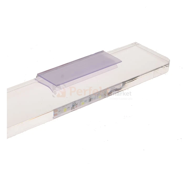 Klips LED do półek szklanych PCV perfektmarket połka oswietlenie meble meblowe