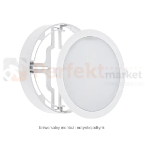 Oprawa 2w1 natynkowo-podtynkowa Algine 18W okrągła downlight